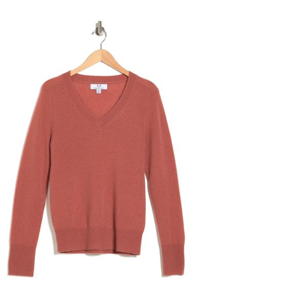 MAGASCHONI V-Neck Cashmere Sweater, XSmall - Picture 2 of 11